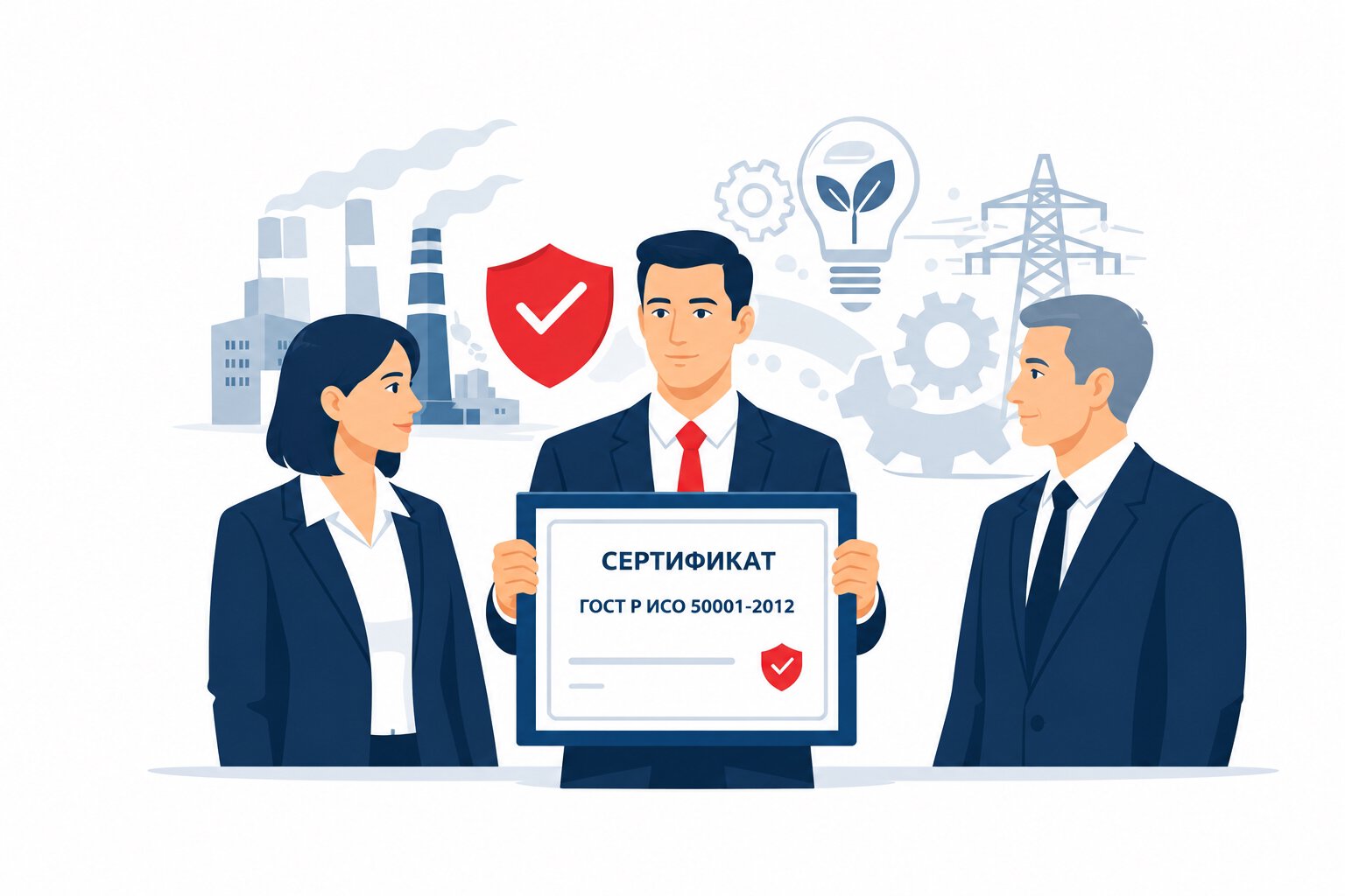 Оформление сертификата ГОСТ Р ИСО 50001-2012 в Майкопе и по всей республике Адыгея